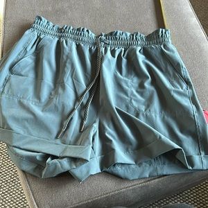 Apana women’s shorts, nwot, teal blue. Unworn and unwashed. Size large or l.